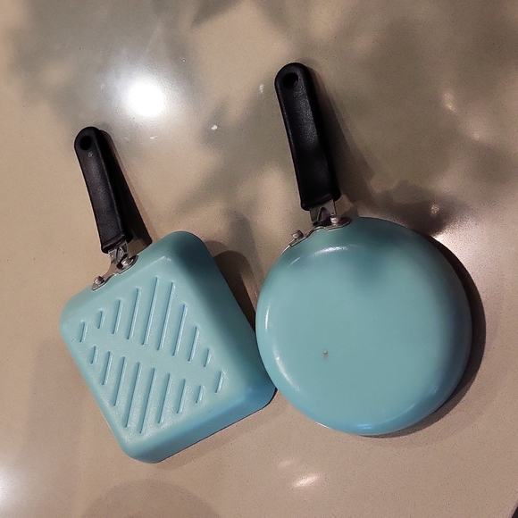 Green + Life 2 Small Frying pans Aqua - Picture 3 of 13